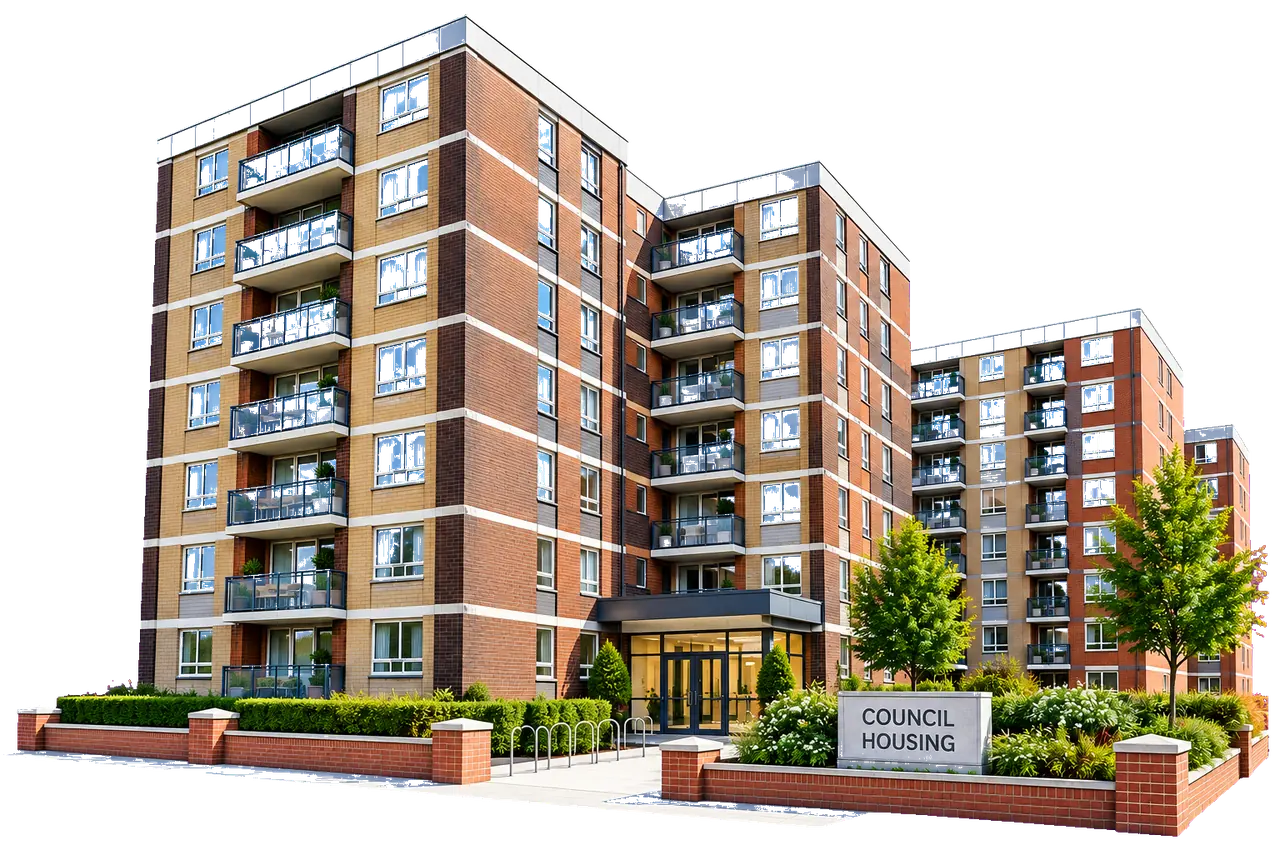 Council housing development